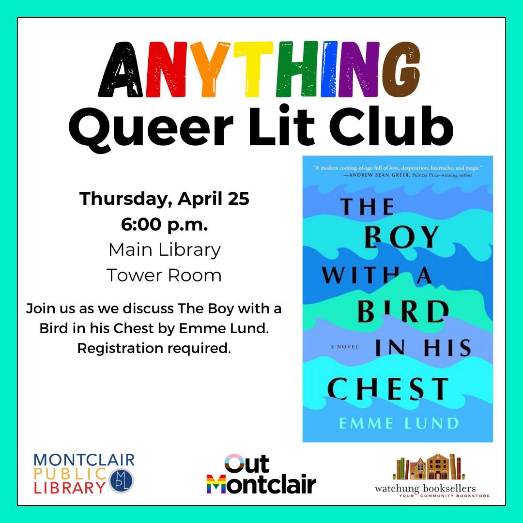 Anything Queer Lit Club Poster