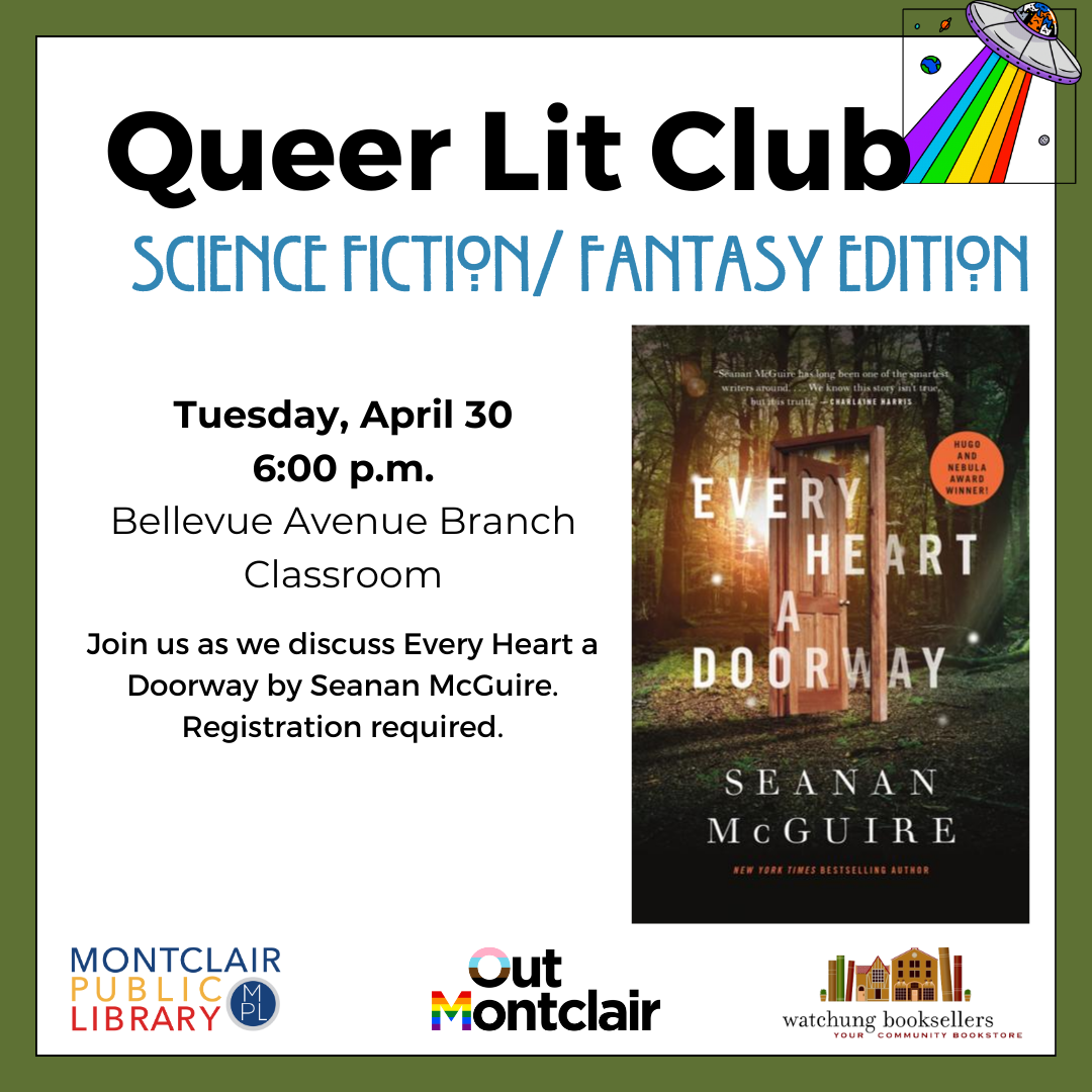 Queer Lit Club Science Fiction/Fantasy Poster
